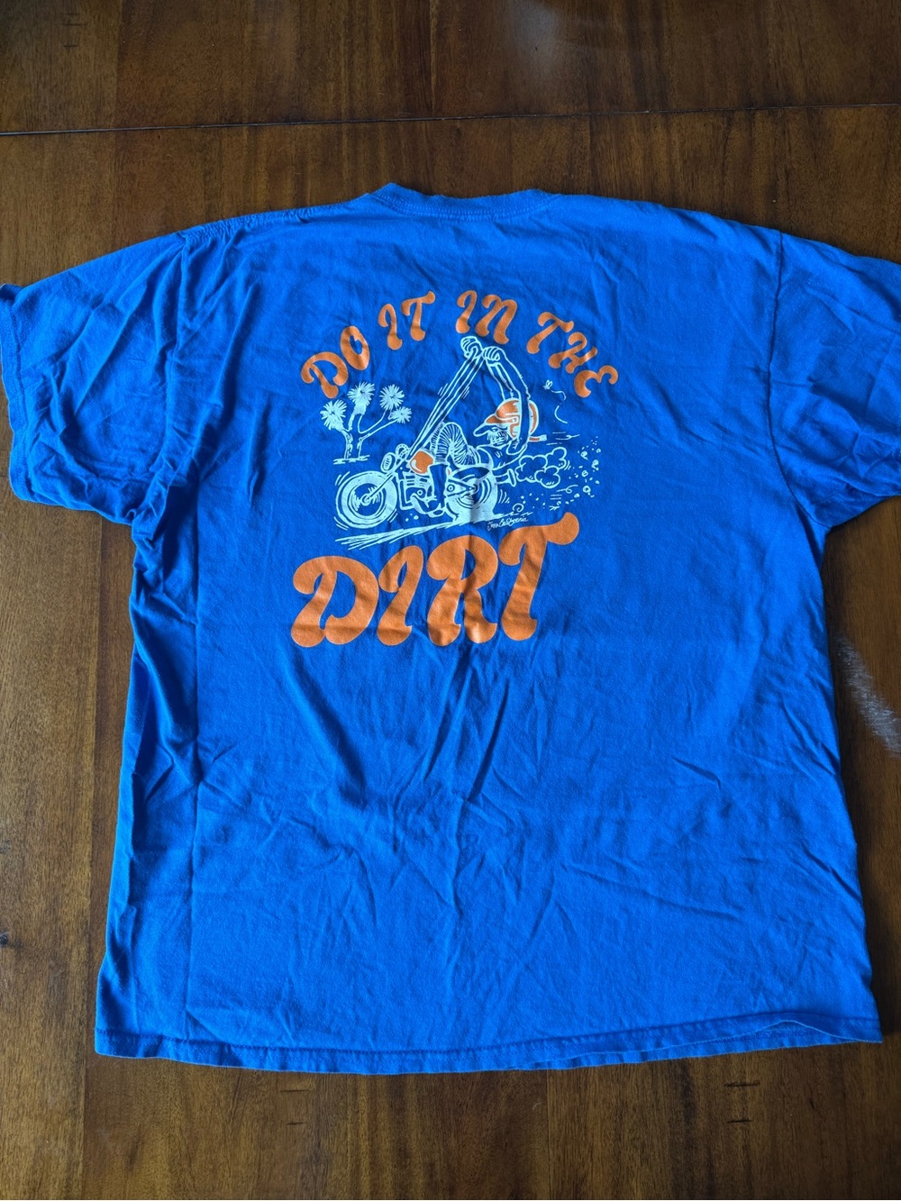 The Station Joshua Tree California Motocross Dirt Bike Graphic Tee Size XL